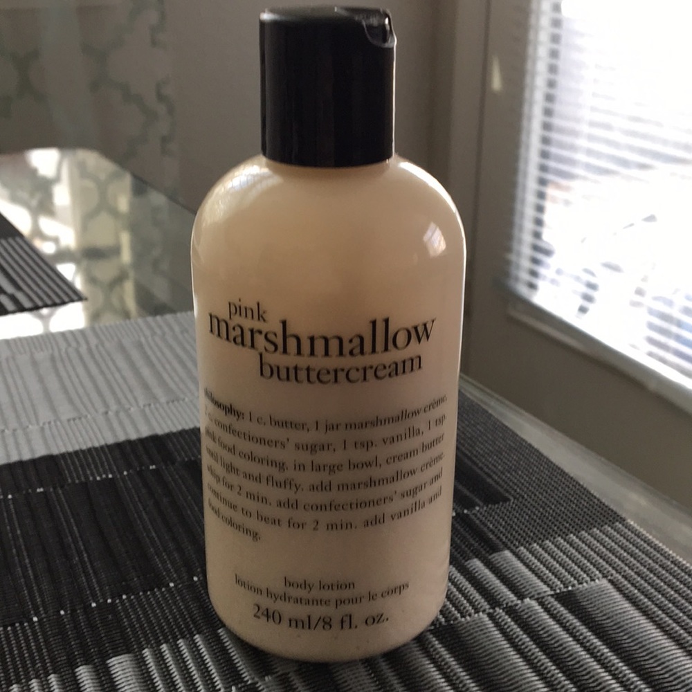 Philosophy pink marshmallow buttercream